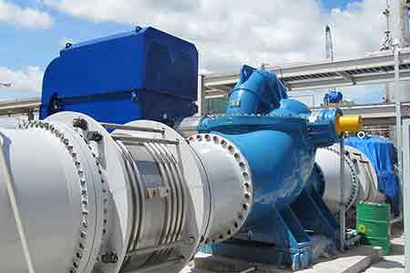 KPS係列單級（jí）雙吸離心泵在越南金甌化肥項目使用現場