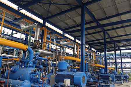 媚娘直播（lái）液環泵機組在重慶華峰聚酰胺有限公司己二腈項目使用現（xiàn）場