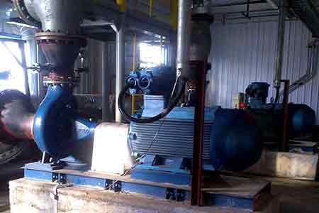 KCC係列化（huà）工離心泵在（zài）金源精細化工使用現場