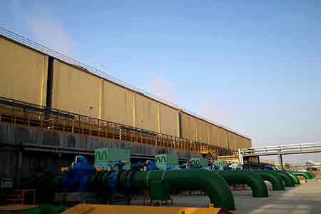 KPS係列單級（jí）雙吸離心泵在河南心連心化學工業集團股份有（yǒu）限公司使用現場