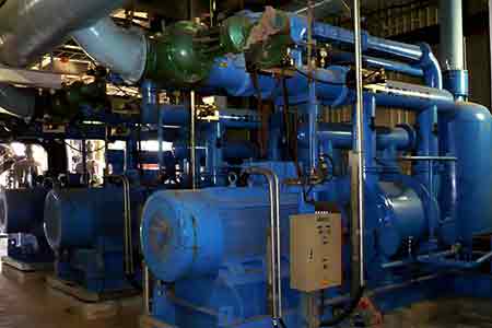 媚娘直播液環泵機組在燕山湖電廠使用現（xiàn）場