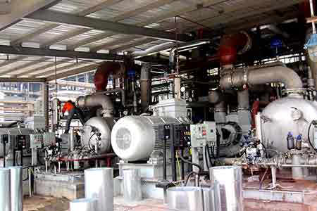 媚娘直播（lái）液環泵機組在攀枝花鋼鐵廠使用現場