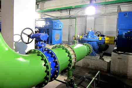 KPS係列單級雙吸離心（xīn）泵在林德工程（杭州）有限公司太鋼比西歐氣體項目使用現場