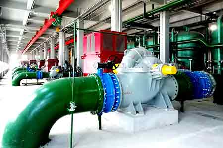 KPS係列單級雙吸離心泵在東北製藥使用現場