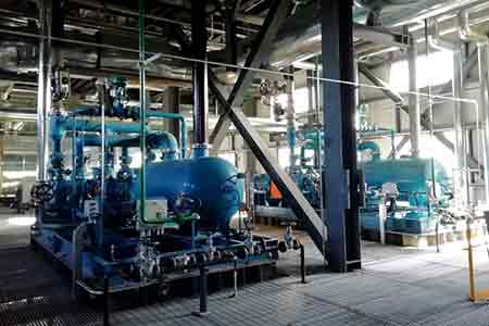 肯富（fù）來液環泵機（jī）組在國投生物能源（鐵嶺）有限（xiàn）公司燃料乙醇項目使用現場