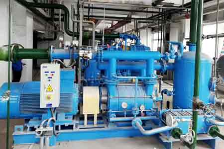 肯（kěn）富來液環泵機組在本鋼板材餘熱發電廠使用現場