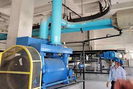 媚娘直播液環泵（bèng）機組在汕尾紅海灣電廠脫硫（liú）項目使用現場